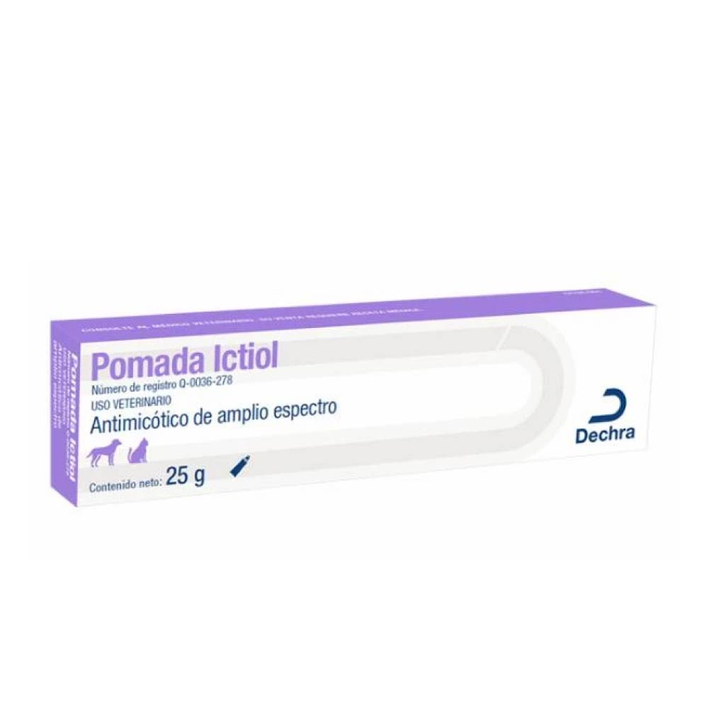 Pomada Ictiol Antimicotico de amplio especro dechra Pomada Ictiol Antimicotico de amplio especro dechra